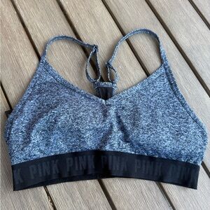 PINK Victoria's Secret Heathered Sports Bra